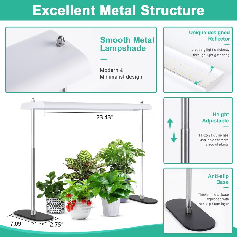 FOXGARDEN Grow Light Stand, Advanced LED Plant Growth Lighting with