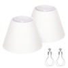 Small Lamp Shades Set of 2, 5.5" Top x 10"
