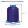 sourcing map Bonded Polyester Sewing Thread Extra Strong 1968 Yards