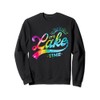 It's Lake Time Cute Retro 70s Summer Vacation Sweatshirt