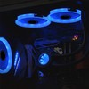 EZDIY-FAB 120mm PWM Blue PC Case Fan LED Ring Fan