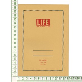 LIFE VERMILION Note Book B6 - Grid 32sheet