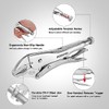 WORKPRO 10-inch Curved Jaw Locking Pliers, Chromium-Vanadium Steel Vice Grips