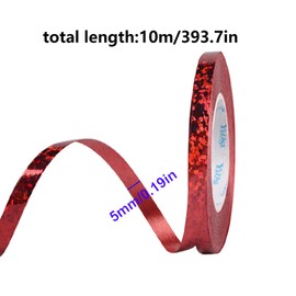 Streamers Birthday, 10 m Curling Ribbon Gift Ribbon Set, 24 Pieces Curling Ribbons Set, 5 mm Gift Ribbons for Birthday Balloons, Glittering Streamers for Gift Wrapping, Birthday, Wedding