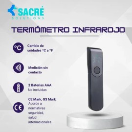 Termostato Termometro Infrarrojo Temperatura Digital Negro                                                                                            