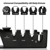 BRMUEIX 6 Precision Knife Sharpener wth 3 Stage Kitchen Knife