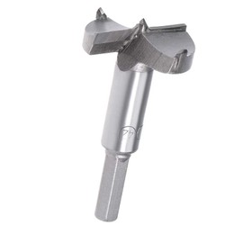 TOP-VIGOR 42mm Forstner Drill Bit, Tungsten Carbide Wood Auger Drill Bit Hole Saw Opener for Woodworking Hinge Hole Drilling Boring Bit Cutter Grey