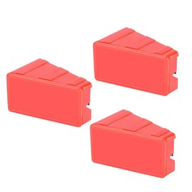 3PCS Cue Tip Trimmer Portable Billiard Cue Tip Repair Shaper Trimmer Tool Pencil Sharpener Design for Billiard Pool Cue Snooker Tips(RED)