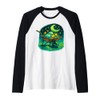 Celestial Landscaping – Cosmic Garden, Astral Bloom, Surreal Raglan Baseball