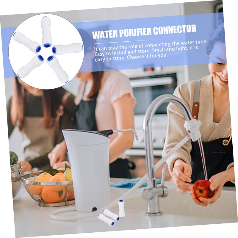 TEHAUX 5Pcs Water Purifier Check Valve Quick Connect Reverse Osmosis