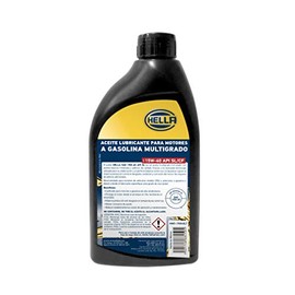 HELLA - ACEITE MULTIGRADO MINERAL PARA MOTOR A GASOLINA 15W40 API SL, BOTE DE 946 MILILITROS. NÚMERO DE PARTE : HMO-15W40LT 358277041
