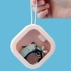ANCLLO 2 Pieces Hair Scrunchie Organizer Holder Box Jewelry Organizer