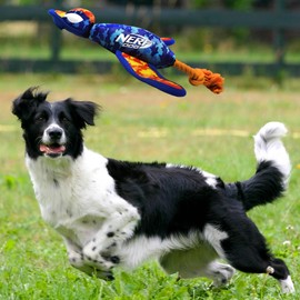 P L-RA Dog Digital Camo Crinkle Wing Duck Launching Fetch Dog Toy, Orange/Blue, 16.5" - Brightly Colored Design Makes It Easier to Never Lose Track, No Matter How Far You Launch It!