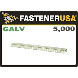 1/4" Leg x 3/8" Crown 23GA GALV A19 Tacker Staples 5,000ct | A19-14
