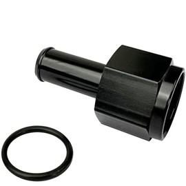 10 AN Female to 3/8 Hose Barb Push-on Fitting Aluminum Fuel Line Adapters Pipe Anodized Black