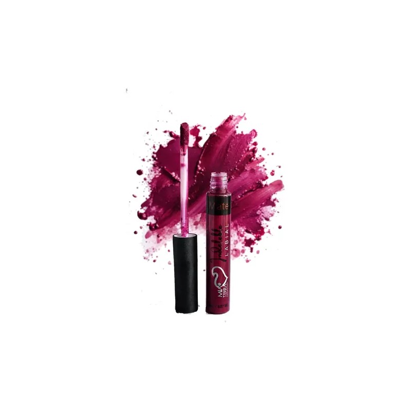 Labial Indeleble Mia Terra Cosmetics Color Rojo Quemado