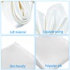 WeddHuis 2 Pack Plain Handkerchiefs, Size 22 x 22 cm,