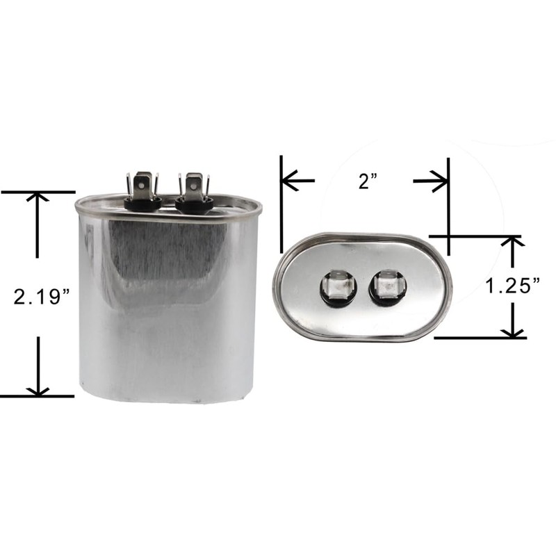 43-20847-44 - ClimaTek Upgraded 4 uf MFD Oval 370/440 Volt