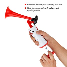 Hand Held Air Horn - Horn Loud Noise Maker ， Signal Gas Horn Handheld Air Horn Pump Loud Sound Hand Held Signal Horn for Sports Events Camping Car Marine Boat Safety Fire Alarm