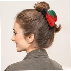 Ipetboom Fruit Clip Acrylic Hair Claw Ponytail Holder Girl Claw Clips for Women Girls