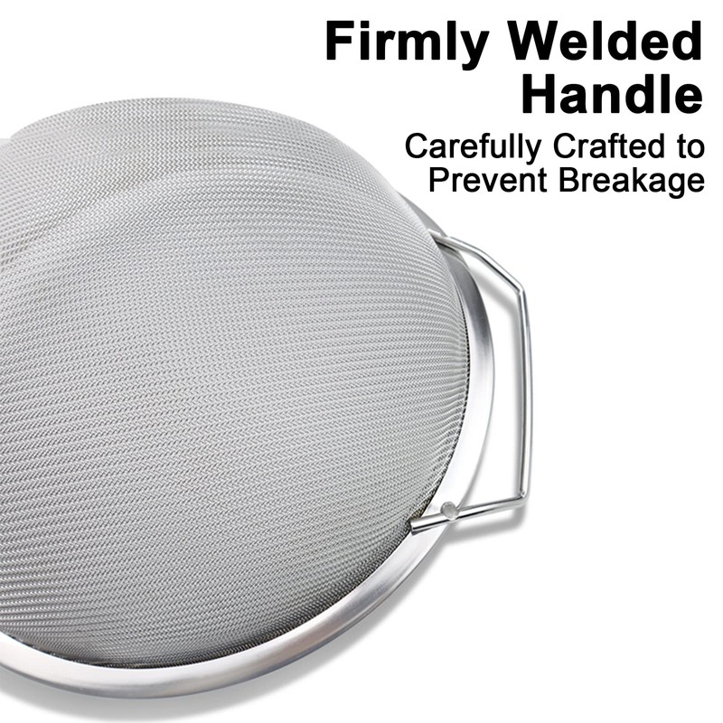 4 Packs Fine Mesh Paint Strainer 60 Mesh Stainless Steel