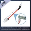 TICANEE Spark Plug Wire Set 10.2mm w/Metal Sleeves, Spark Plug