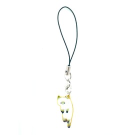 Sopopal Phone Charms Aesthetic, Cell Phone Lanyard String With Handmade Cute Hanging Pendants Decor (White)