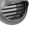 Stainless Steel Round Air Vent Louvered Cover Waterproof Windproof External