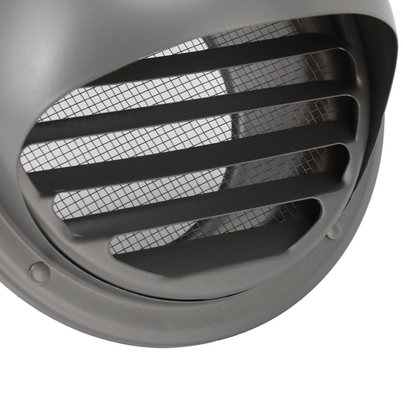 Stainless Steel Round Air Vent Louvered Cover Waterproof Windproof External