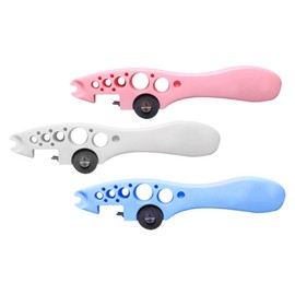 DECHOUS 3pcs Breaker Tool with Grinding Wheel Ergonomic Vial Cutter for Medical and Home Use Safe and Convenient Opening