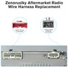 Zenoruslky Android Radio Harness Kit 24Pin Car Stereo Wiring Harness