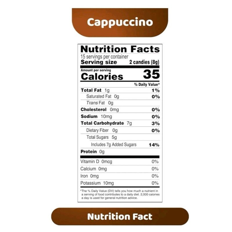 Kopiko Cappuccino Candy (Pack Of 3) Hard Coffee Candy