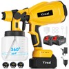 Cordless Paint Sprayer with Battery Power 2 of 2000mAh 2
