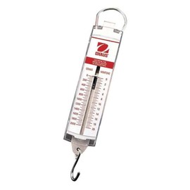 Ohaus 8008-PN Pull-Type Hanging Spring Scales, 11.25Lb. x .25Lb, 50N x 1N