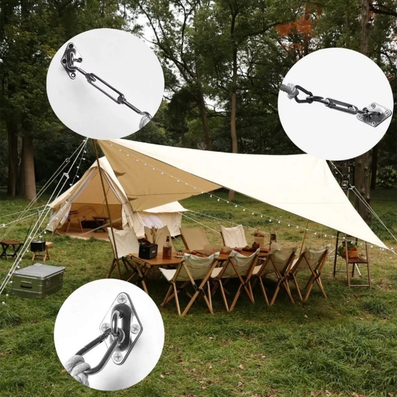 Shade Sail Hardware Kit 304 Stainless Steel S Hook M6