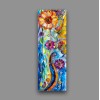 Original Psychedelic flowers collectable bookmark colorful unique collectable reader gift