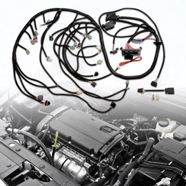 Engine Standalone Wiring Harness TR6060 T56 58X Replacement for 2006-2015 LS2 LS3 6.2L 6L80E 6L90E 58X DBW 2006-2015 Truck