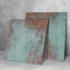 neukids distressed splashback metal rust, bronze blue splashbacks for kitchen,