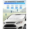 KUST Windshield Sun Shade for Ford C-Max 2013-2019 Window Shade