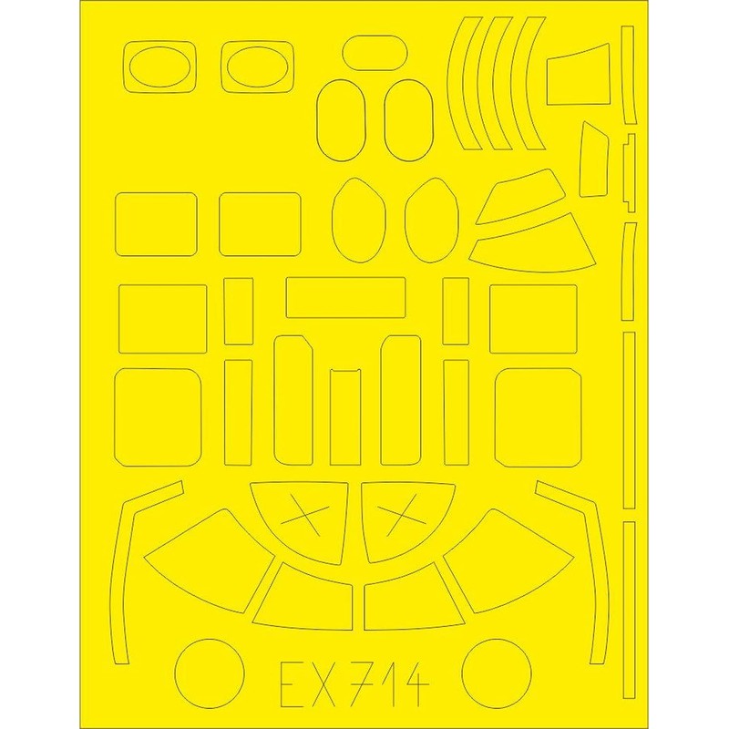 Eduard Mask 1:48 - B-25D (Revell)