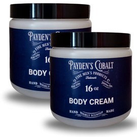 Payden's Cobalt Coffee & Cigars For Men Scented Body Cream, 16 Oz (2 Pack)