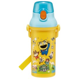 Skater PSB5SANAG-A Space Nanchara Water Bottle, 16.9 fl oz (480 ml), 23 Children's Bottle, Antibacterial, Plastic, Made in Japan