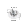 PATIKIL 25mm Drawer Rollers, 8 Set Nylon Positioning Pulleys Small