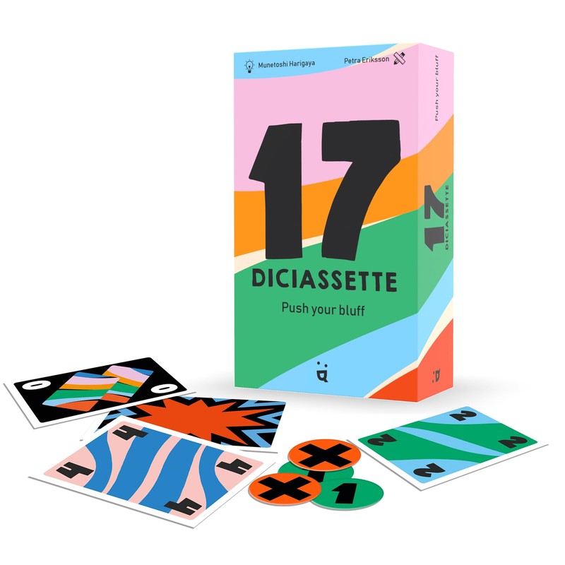 Helvetiq Diciassette (17) Card Game - A Thrilling Bluffing and