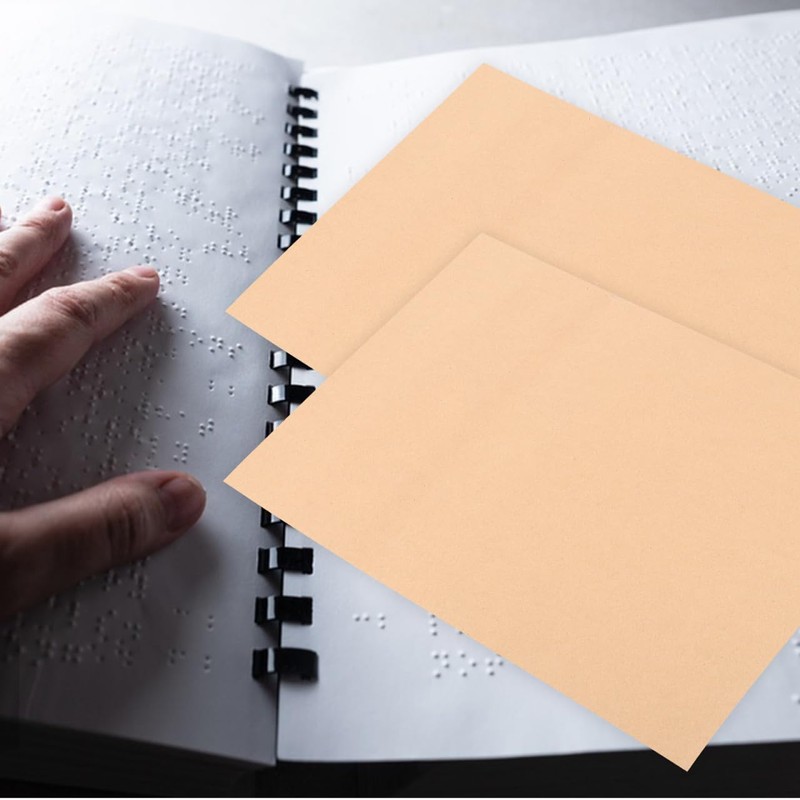 Pack of 40 Braille School Supplies Practice Paper Accessories for