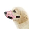 HEELE Dog Muzzle for Dogs, Soft Nylon Print Muzzle Air