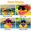wonuu Bright Cowboy Hat Rubber Ducks, Dashboard Decorations Duck for