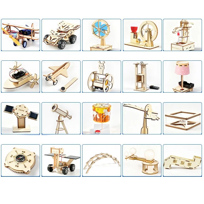 DIY Wooden STEM Science Model Kit – Hands-On Educational Assembly