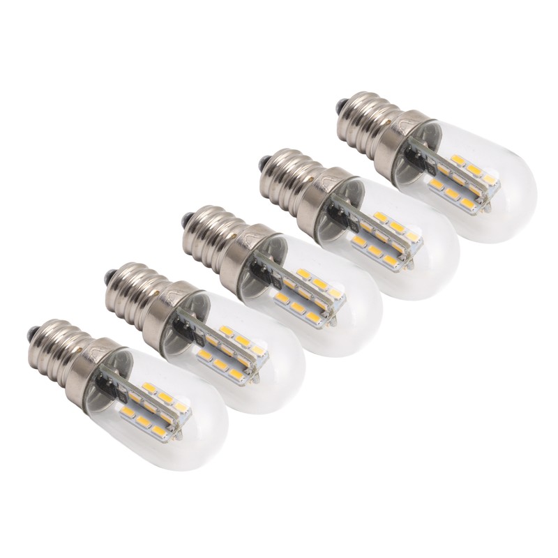 5Pcs E12 LED Bulb High Brightness 120V Fridge Lamp Bulb
