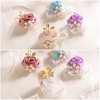 M METERXITY 1-Pack Wrist Corsage Bracelet, Artificial Flower Wristlet for